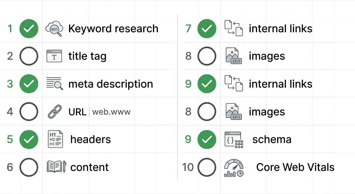 On-Page SEO Checklist